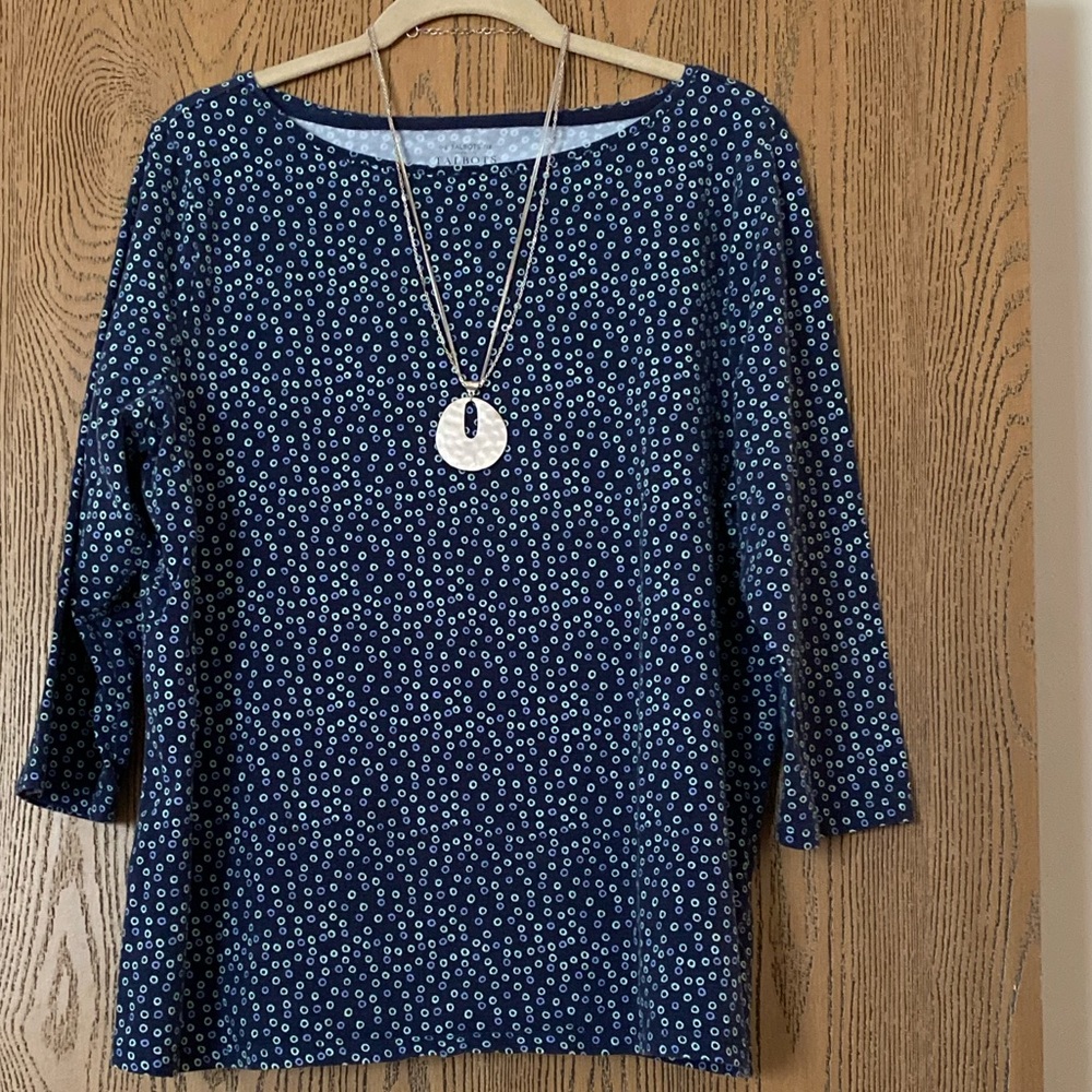 ❤️ Like New! Talbots 3/4 length sleeve top 2x